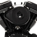 S&S Stealth Air Cleaner Kit w/Teardrop Cover Black 170-0525B Harley M8
