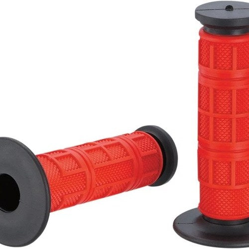 Moose Qualifier Full Waffle Grips Red