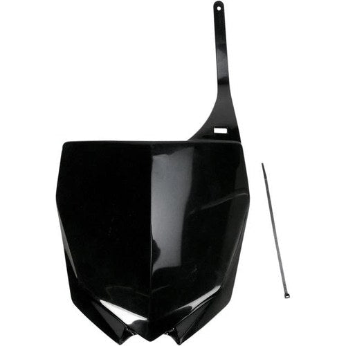 UFO Restyled Number Plate Front Black for Yamaha YZ250 2-Stroke/YZ125 2002-2014