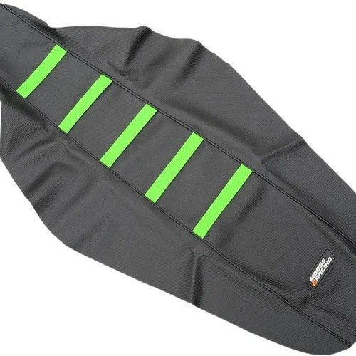 Moose Ribbed Seat Cover Black/Green fits Kawasaki KX450F 2016-2017