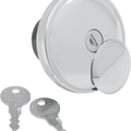 DS Screw-In Locking Gas Cap Vented Chrome Harley Davidson 141890