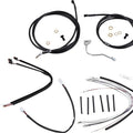 Burly Handlebar Cable/Line Kit for 18" Hangers w/ABS Black #B30-1181