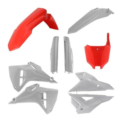 Acerbis Full Plastics Kit Red/Grey #2985981010 for Honda Crf 250/CRF 450 2025