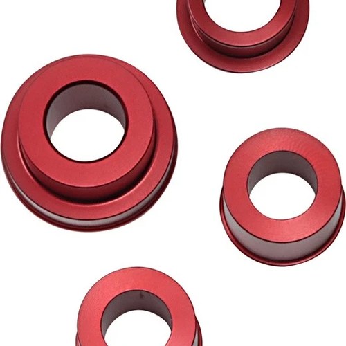 Driven Captive Wheel Spacers Red #DCWS-025 for Yamaha YZF-R3 2015-2020