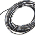 Shindy 14A Motorcycle Wiring 13 ft. Spool Black with White Tracer