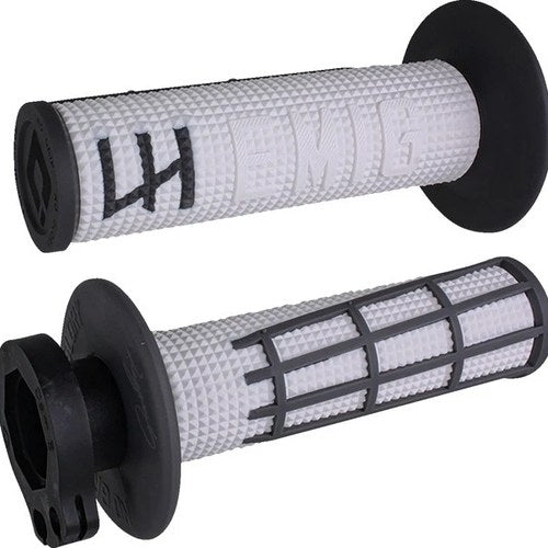 Odi Emig 2.0 Diamond Lock-On Grips 7/8" White/Graphite