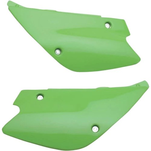 UFO Side Panels 05-12 KX Green KA03714026 for Kawasaki KX85/KX80