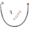 Goodridge Brake Line Kit 1-Line Front w/Chrome Ends Harley Fxsts 1996-2006