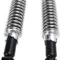 Emgo Shorty Shocks with Clevis Mount without Shrouds Black/Chrome