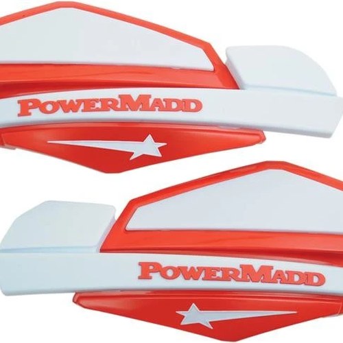 Powermadd Star Handguards Red/White