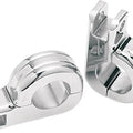 DS Two-Piece Footpeg Mount Clamps Chrome