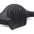Mustang Deluxe Extended Arm King Tour Pak Backrest Diamond Stitch #88430