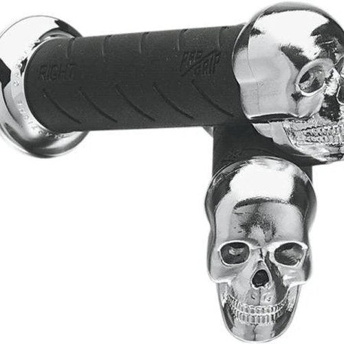 Pro Grip 862 Skull Cruiser Grips 1" #862CR-SK-1 Harley Davidson