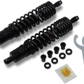 DS 12" Ride-Height Adjustable Shocks Heavy Duty Black #187123 Harley Davidson