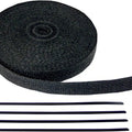Cycle Performance Exhaust Wrap 1" x 50' Black Ties