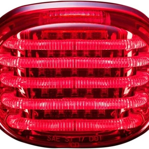 Custom Dynamics ProBEAM Squareback LED Taillight with Top Tag Light Red Pbtlsbwr