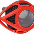 Arlen Ness Clear Tear Air Cleaner Kit Red #18-913 Harley Davidson