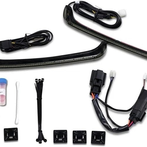 Custom Dynamics Low Profile Bagz LED Saddlebag Lights Smoke #CD-LP-BCM-S