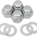 Colony Capped Rocker Shaft End Nut Kit Chrome #8400-8 Harley Davidson