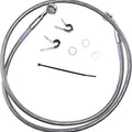 DS Braided Brake Line Kit Front +4" Harley Davidson Sportster 883/1200 #143700