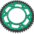 Moose Dual Ring Rear Sprocket 49T Green fits Kawasaki/Suzuki