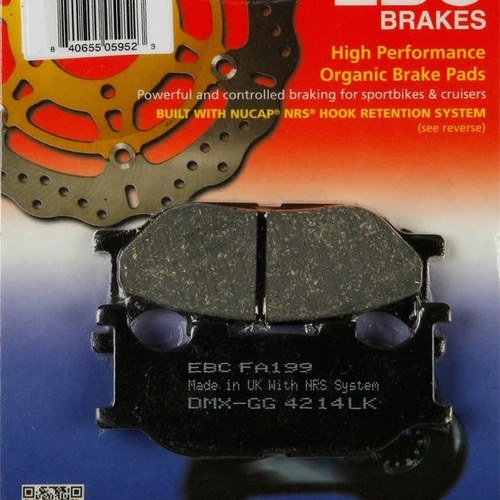 Ebc Organic Brake Pads Front #FA199 for Yamaha