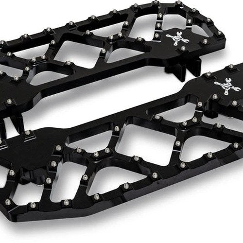 Burly MX Evolution Driver Floorboards Black #B13-1053B Harley Davidson