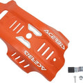 Acerbis MX Skid Plate 16 Orange/White #2733465321 KTM/Husqvarna