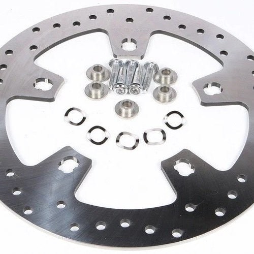 HardDrive Drilled Touring Front Brake Rotor Machined 144152 Harley Davidson