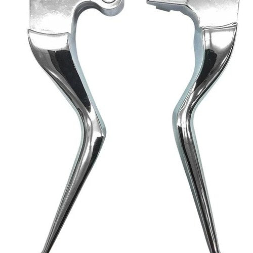 HardDrive Custom Smooth Lever Set Chrome #053830 Harley Davidson Sportster