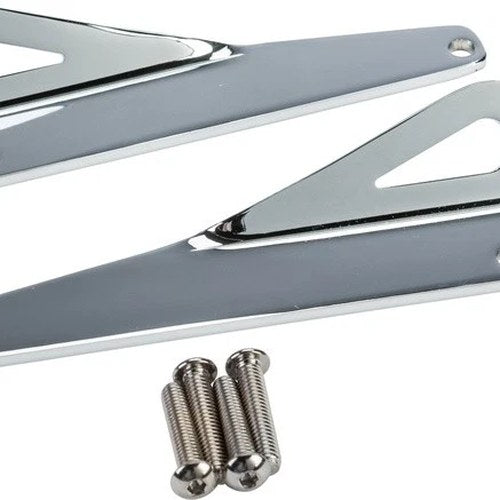 HardDrive Fairing Tie-Down Brackets Chrome #302862 Harley Davidson Road Glide