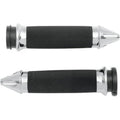 Avon Custom Contour Spike Grips Chrome #CC-85-CH-SPK-FL Harley Davidson