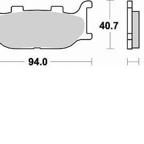 Braking SM1 Brake Pads #777SM1 for Yamaha YP400 Majesty 2005-2010/2012-2013