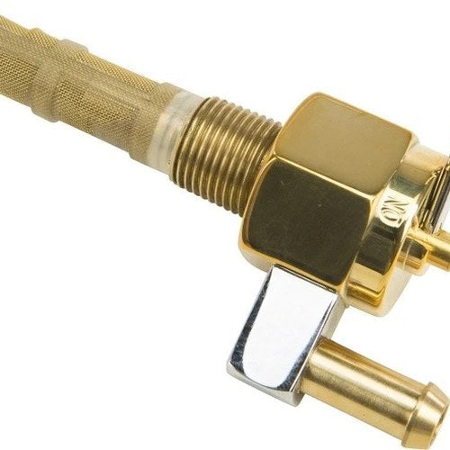 HardDrive Hex Petcock Brass 3/8" Downward