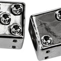 HardDrive Valve Stem Caps Chrome Dice