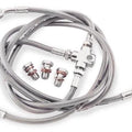 GBrakes 3-Line Brake Line Kit Front Clear FK003D881-3 for Honda CB1100 2013-2014