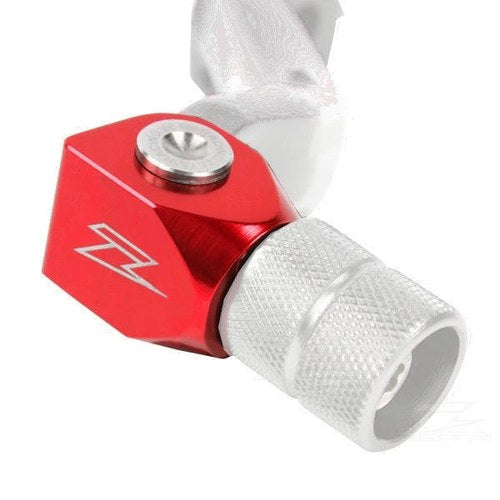 Zeta Revolver Tip Shift Lever Replacement Straight Tip Mount Red #ZE90-3902