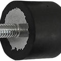 HardDrive Rubber Mounting Studs 1/4"-20 x 1/2" Black 5-Pack