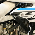 Works Connection Radiator Braces Black #18-B180 for Yamaha YZ450FX 2019-2023