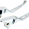 HardDrive Tri-Hole Lever Set Chrome #053844 Harley Davidson