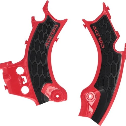 Acerbis X-Grip Frame Guards Red/Black 2986181018 for Honda CRF450R/CRF450RX 2025