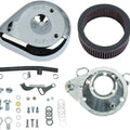 S&S Super E/G Teardrop Air Cleaner Kit Chrome #17-0404 Harley Davidson