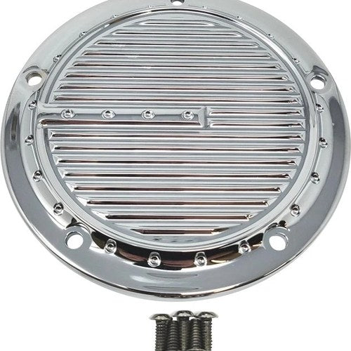 Covingtons Dimpled Derby Cover Chrome #C1973-C Harley Davidson