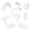 Acerbis Full Plastics Kit White #2736350002 for Yamaha YZ450F/YZ250F 4-Stroke