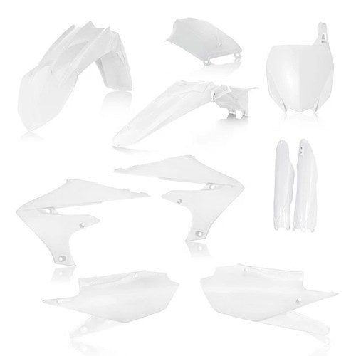 Acerbis Full Plastics Kit White #2736350002 for Yamaha YZ450F/YZ250F 4-Stroke
