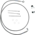 DS Braided Brake Line Kit Front +8" Harley Davidson Softail #143716