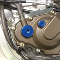 Works Connection Engine Plugs Aluminum Blue for Kawasaki KX450F/KX250F/KLX450R