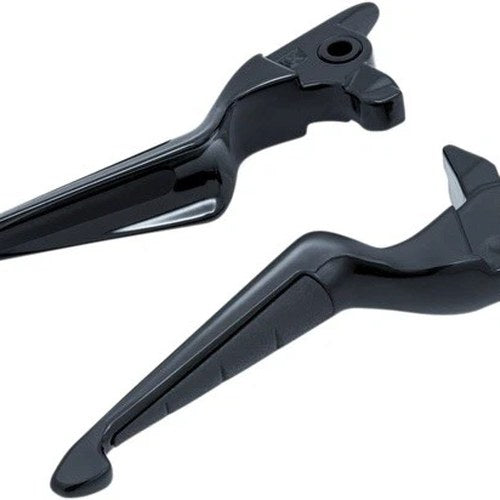 Kuryakyn Iso Lever Set Gloss Black #5735 Harley Davidson