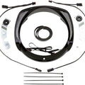 Ciro Fang LED Headlight Bezel with Turn Signals Black 45206 Harley