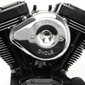 S&S Stealth Air Cleaner Kit w/Teardrop Cover Chrome #170-0528 Harley Davidson